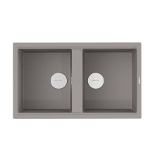 Кухонная мойка OMOIKIRI Kitagawa 86-2-GR Artceramic 86x51 см leningrad grey 4993491