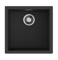 Кухонная мойка Omoikiri Yamakawa 45T-U/I-BL Tetogranit 45.6 x 45.6 см черный 4993302