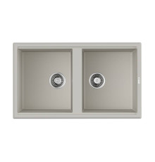 Кухонная мойка Omoikiri Tedori 86-2-WH 86x51 см белый 4993927