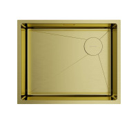 Кухонная мойка OMOIKIRI Taki 54-U/IF Side SF-LG 54x44 см светлое золото 4997092