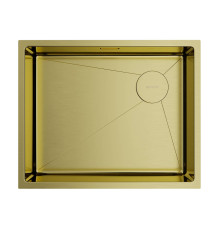 Кухонная мойка OMOIKIRI Taki 54-U/IF Side SF-LG 54x44 см светлое золото 4997092