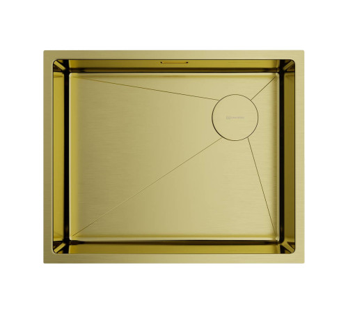 Кухонная мойка OMOIKIRI Taki 54-U/IF Side SF-LG 54x44 см светлое золото 4997092