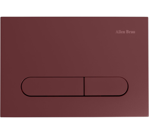 Клавиша смыва Allen Brau Project Color 23.1x15.7 см бордо 9.2PR01.BD