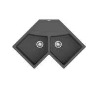 Кухонная мойка Omoikiri Sumi 83C-PL Tetogranit 102.1x83 см платина 4993860