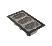 Контейнер Omoikiri DC-04-3-IN нержавеющая сталь 4999087