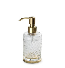 Дозатор для жидкого мыла настольный Boheme Aura золото 10250-G