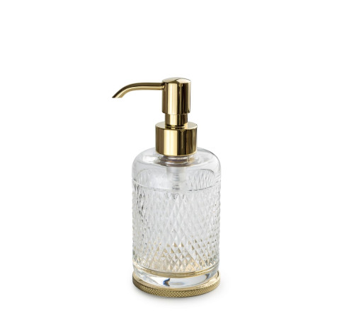 Дозатор для жидкого мыла настольный Boheme Aura золото 10250-G