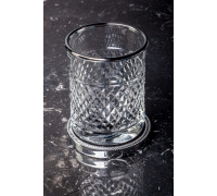 Стакан настольный Boheme Murano Cristal хром 10217