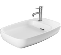 Раковина-чаша Allen Brau Liberty 70x42.6x13.5 см с 1 отверстием белая 4.32012.21