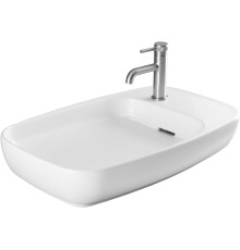 Раковина-чаша Allen Brau Liberty 70x42.6x13.5 см с 1 отверстием белая 4.32012.21