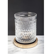 Стакан настольный Boheme Murano Cristal золото 10218