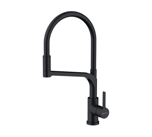 Смеситель для кухни Omoikiri Sinto 2 Plus-GB-BL с выдвижным изливом и подключением фильтра графит/черный 4994377