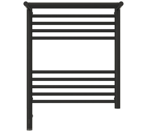 Полотенцесушитель электрический Сунержа Богема 3.0 с 1 полкой 532x724 мм левый темный титан муар 15-5806-6050