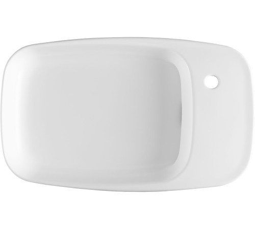 Раковина-чаша Allen Brau Liberty 70x42.6x13.5 см с 1 отверстием белая 4.32012.21