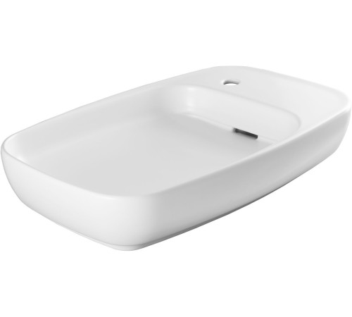 Раковина-чаша Allen Brau Liberty 70x42.6x13.5 см с 1 отверстием белая 4.32012.21