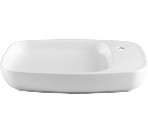 Раковина-чаша Allen Brau Liberty 70x42.6x13.5 см с 1 отверстием белая 4.32012.21