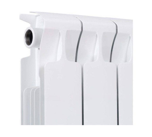 Радиатор биметаллический Rifar Monolit 500 4 секции боковое подключение белый Н11594