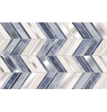 Декор Шахтинская плитка Аника голубой 01 40x25 см 010300000188