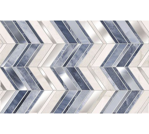 Декор Шахтинская плитка Аника голубой 01 40x25 см 010300000188