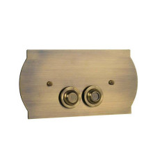 Кнопка смыва Boheme Medici для инсталляции бронза 651