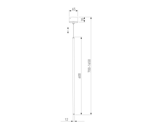 Подвесной светодиодный светильник Flinn 3W 4000К черный 50262 LED