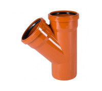 Тройник наружной канализации Ostendorf KG KGEA 160/110 мм 45° 222320
