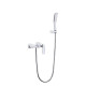 Смеситель для ванны Boheme Venturo с душевым гарнитуром белый глянцевый/хром 373-W
