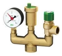 Группа безопасности котла FAR 1 ВР с манометром, клапаном и воздухоотводчиком FA 2115 1