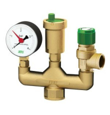 Группа безопасности котла FAR 1 ВР с манометром, клапаном и воздухоотводчиком FA 2115 1