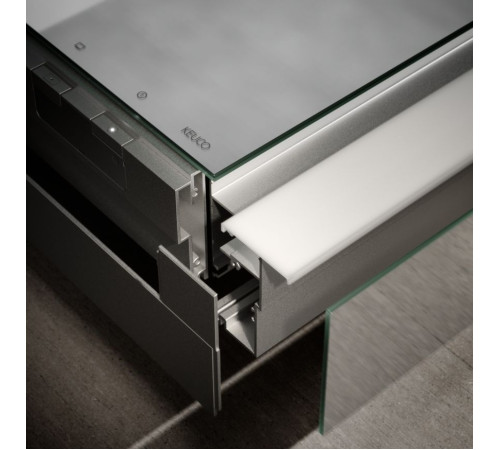 Зеркальный шкаф KEUCO Somaris 1000х710х127 мм 2 дверцы настенный 14503 002100