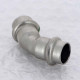 Угольник пресс 45° Viega Sanpress Inox 15 мм нержавеющая сталь 435776