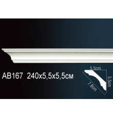 Карниз потолочный Perfect AB167 полиуретановый 150x150x2000 мм AB167