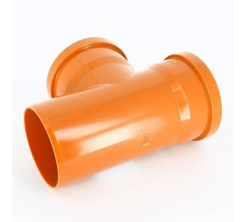 Тройник канализационный наружный Ostendorf KG 110x110 мм 87° 220400