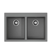 Кухонная мойка Omoikiri Bosen 80-2-GR Tetogranit 80x53 см leningrad grey 4993569