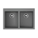 Кухонная мойка Omoikiri Bosen 80-2-GR Tetogranit 80x53 см leningrad grey 4993569