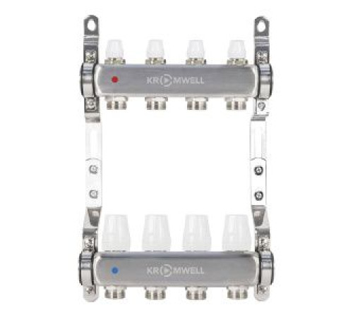 Коллекторный блок Kromwell 1x3/4 EK 4 выхода с термостатическими вставками KW.SM6500645