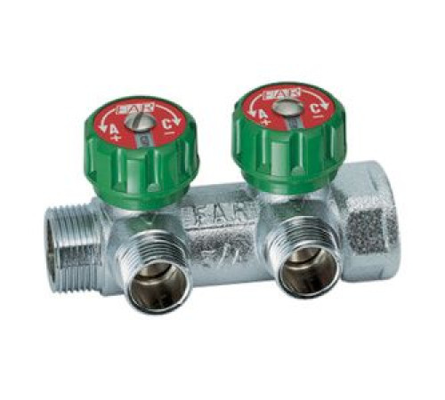 Коллектор регулирующий FAR 1 ВР-НР 2 выхода 3/4 Eurokonus FK 3821 134UN