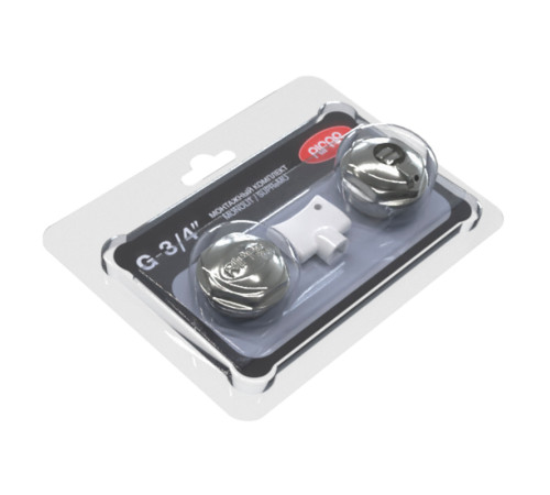 Комплект для подключения радиатора RIFAR Monolit/Supremo 3/4 хром R.Ad.G34MSX