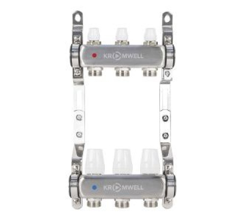 Коллекторный блок Kromwell 1x3/4 EK 3 выхода с термостатическими вставками KW.SM6500635