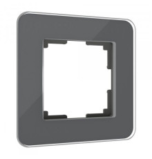 Рамка из стекла на 1 пост Elite графит W0012440