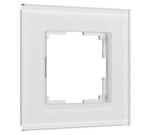 Рамка из стекла на 1 пост Senso белый soft-touch W0013101