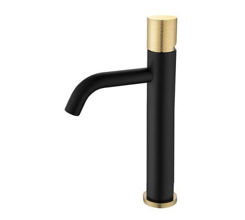 Смеситель для раковины Boheme Stick Black Touch Gold 121-BG.2