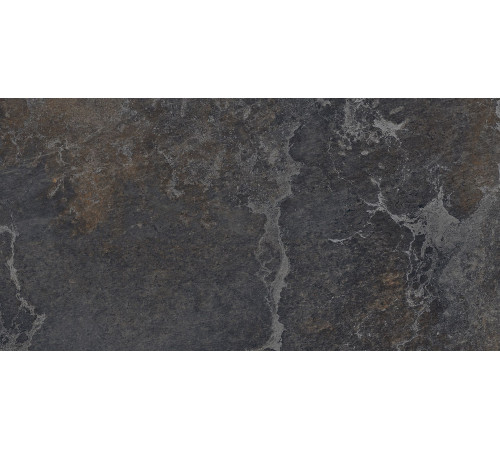 Керамогранит Laparet Blaze Nero графитовый 60x120 см сатинированный карвинг 293158