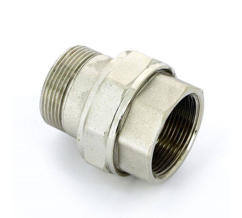 Разъемное соединение НВ Uni-Fitt прямое никелированное с плоской прокладкой 1 1/2 656N6000