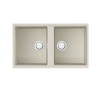 Кухонная мойка OMOIKIRI Kitagawa 83-2-U-WH Artceramic 83,6x48,8 см белый 4993809