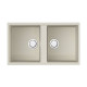 Кухонная мойка OMOIKIRI Kitagawa 83-2-U-WH Artceramic 83,6x48,8 см белый 4993809