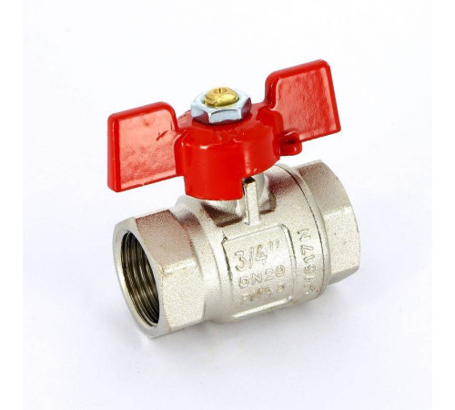 Кран шаровой Uni-Fitt ETALON 3/4 ВВ полнопроходной бабочка 110T3000