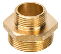 Ниппель переходной STOUT 1 1/2х1 НР-НР латунный SFT-0003-001121