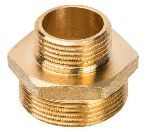 Ниппель переходной STOUT 1 1/2х1 НР-НР латунный SFT-0003-001121