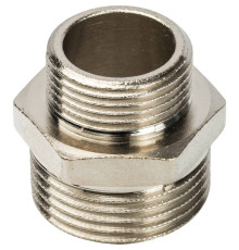 Ниппель переходной STOUT 1x3/4 НН никелированный SFT-0004-000134